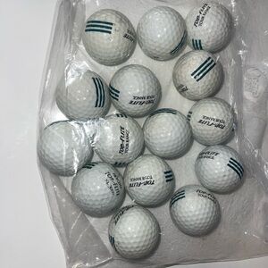 Top Flite White Golf Balls (15) - slightly used